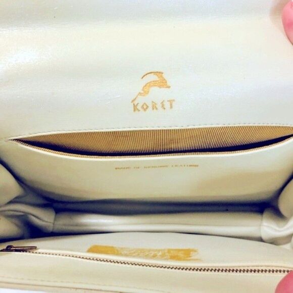 Mid Century Leather Handbag by Koret RARE - Picture 12 of 15